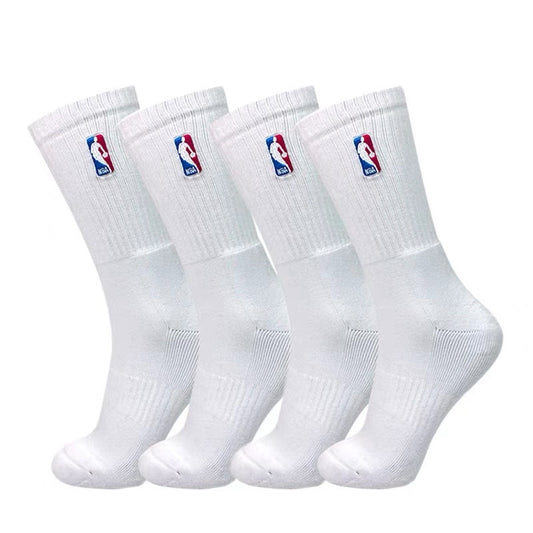 Meia Esportiva Pro-Basketball - Cano Médio com Amortecimento e Compressão