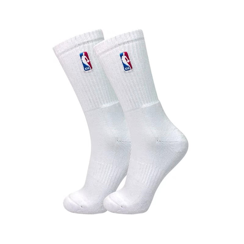 Meia Esportiva Pro-Basketball - Cano Médio com Amortecimento e Compressão