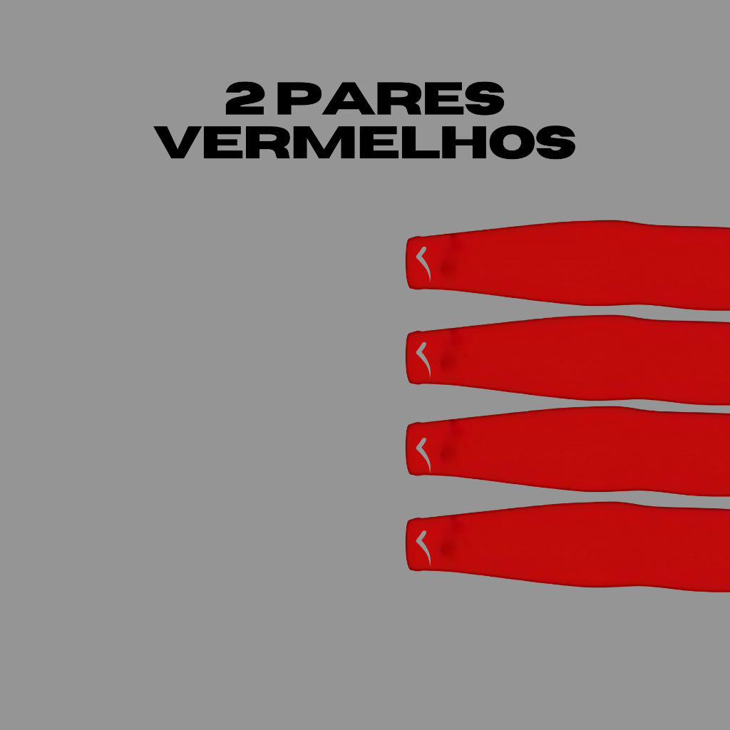 Manguito de Compressão UV Protection (Kit 2 Pares) - Performance Pro-Arm