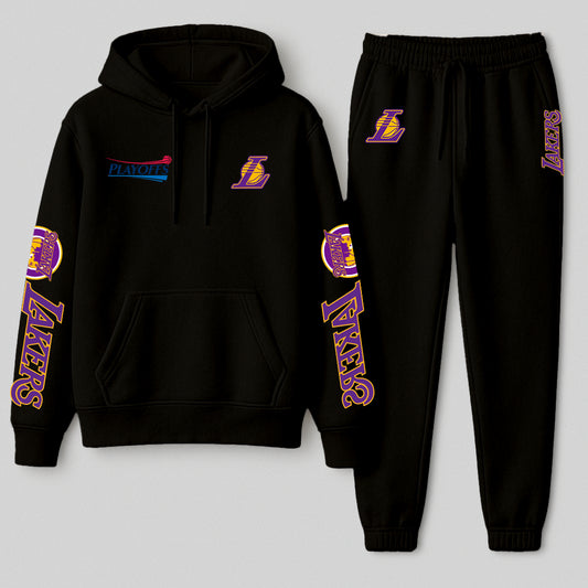 Conjunto Moletom Premium LA Streetwear - Blusa Canguru + Calça Jogger