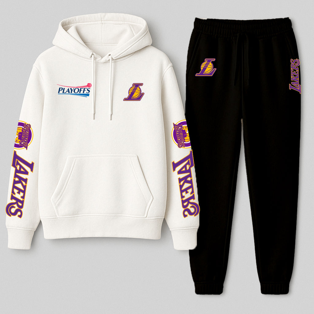 Conjunto Moletom Premium LA Streetwear - Blusa Canguru + Calça Jogger