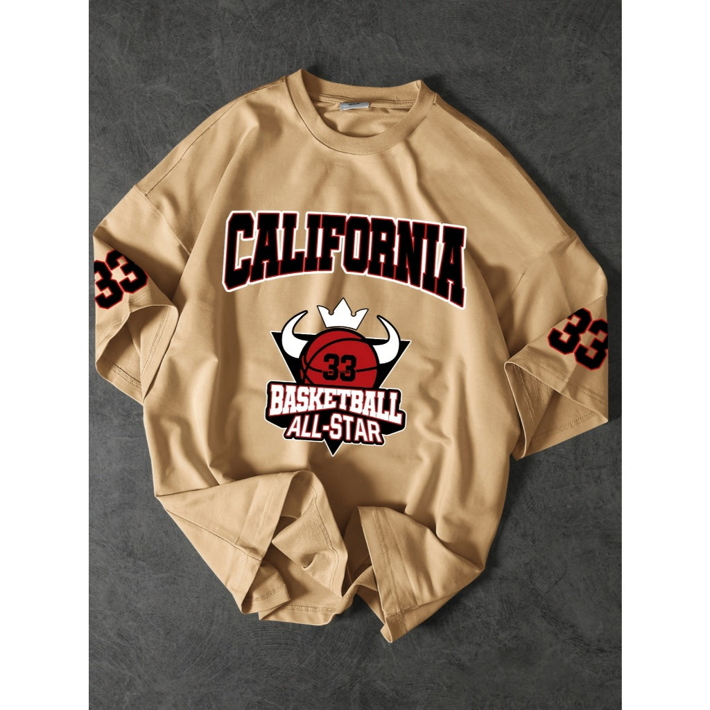 Camiseta Oversized USA - 100% Algodão Streetwear Vintage