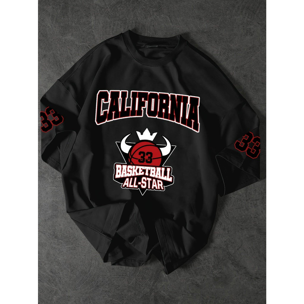 Camiseta Oversized USA - 100% Algodão Streetwear Vintage